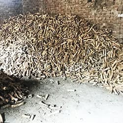 Raw Bone in warehouse.