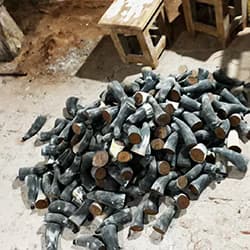 Horn, it is used to make many items like Mug, Cup, Photo Frame, Mirror, Bowl, Specs, Flatware etc.