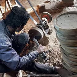 Manufacturing of Wood Item.